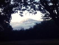 Mount Kilimanjaro taken by my sister on an iPhone 