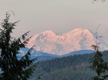 Mount Rainier - from the other side OC  X  Pic from Silver Creek WA looking northeast Enjoy
