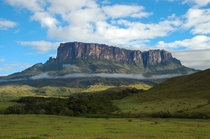 Mount Roraima on the border between BrazilVenezuelaGuyana 