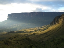 Mount Roraima the biggest flat mountain in the world located at the tri-border Brazil Venezuela and Guyana 