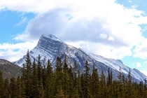 Mount Rundle in Banff National Park Canada 