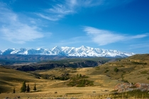 Mountain Altai Chuisky tract near Chagan-Uzun 