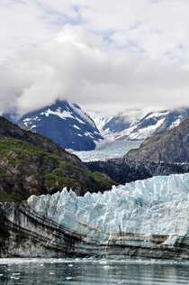 Mountains amp glaciers in Glacier Bay Alaska by Charles Audet 