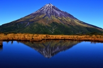 Mt Egmont also known as Taranaki New Zealand  by Marco Grassi