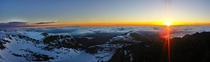 Mt Evans at sunrise Colorado 