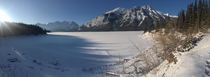 Mt Indefatigable Lower Kananaskis Lake Alberta Canada 