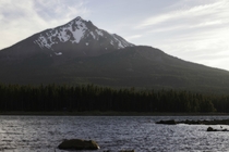 Mt McLaughlin as seen from -Mile Lake OR 