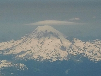 Mt Rainer after take off OC  I think either way one of the best views