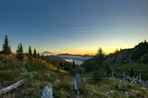 Mt Rainier at Sunrise OC
