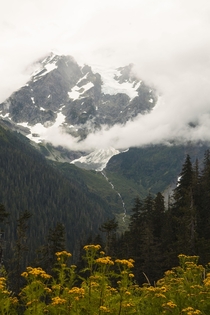 Mt Shuksan North Cascades WA Cloudy but overwhelmingly beautiful 