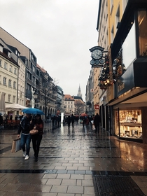 Munich on a rainy day