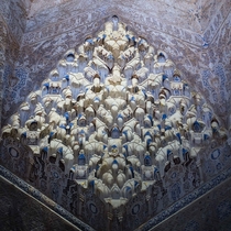 Muqarnas on the ceilings of Alhambra