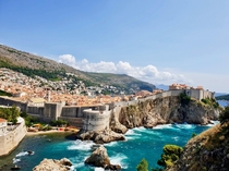Muralles de Dubrovnik on a sunny day aka Kings Landing Croatia