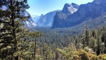 My aunt took this photo from a beautiful view in Yosemite California 