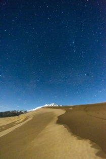 My crazy similar shot of stars over Great Sand Dunes National Park CO 