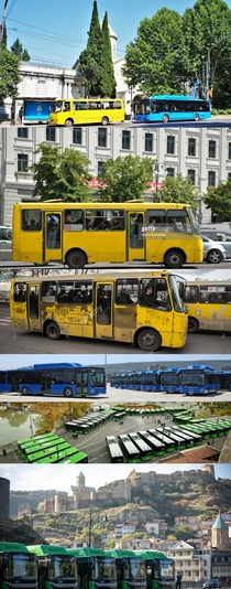 My developing country of Georgia has been renewing its th century rust oven fleet with an armada of brand new electric buses Pedestrian life just got easier