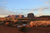 My favorite place Monument Valley Utah December th  Sunset Canon D 