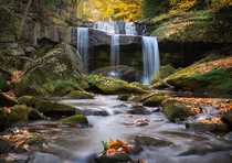 My favorite waterfall especially during Autumn when the leaves begin to change Fortunate enough for this to only be seven miles up the road Northeast Ohio US 