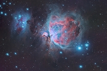 My first attempt at the Great Orion Nebula and the Running Man