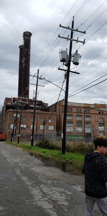 My friends and I went to the Market St Power Plant in New Orleans Very cool however we heard creepy laughing inside Lots of homeless people