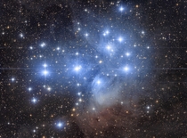 My large Pleiades mosaic featuring a range of reflection nebulae in Taurus 