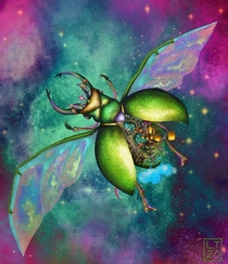 My latest illustration Space Bug