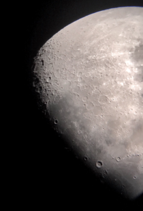 My photo of the moon using my schools telescope