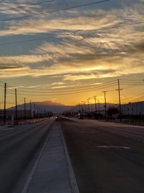 My view as Im heading home Looking south along Las Vegas Boulevard North
