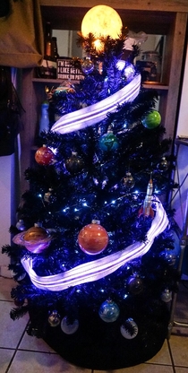 My wife and I put together a solar system tree