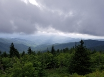 My wife and I went exploring through the great smokey mountains and discovered this view 