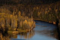 Mysterious river Perm region Russia OC