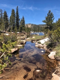 Mystery Lake in the Dinkey Lakes Wilderness - Central California OC 
