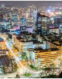 Nairobi Kenya at night