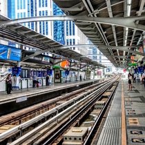 Nana BTS Station Bangkok elevated rail