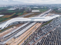 Napoli Afragola high speed rail station in Italy
