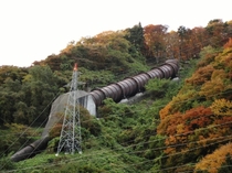 Naruko power station surge tank 