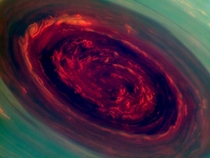 NASA probe spies giant hurricane on Saturn 