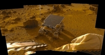 NASAs First Rover on the Red Planet Sojourner arrived aboard the Mars Pathfinder on July  
