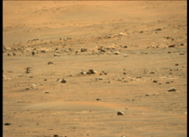 NASAs Ingenuity Mars Helicopters was captured after landing on May   by the Mastcam-Z imager one of the instruments aboard the agencys Perseverance rover The helicopter ascended to a new height record of  feet  meters and flew  feet  meters to a new landi