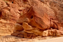 Natural Elephant Rock in Petra Jordan  OC