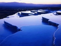 Natural terrace pool Pamukkale Turkey 