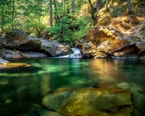 Natures swimming pool on the Applegate River OR 