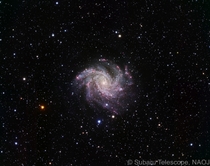 NCG  AKA the Fireworks Galaxy as seen by the Subaru Telescope Hawaii HI 