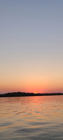 Nebraska sunset over Pawnee lake Looks like a painting