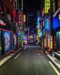 Neon Overload in Busan Korea