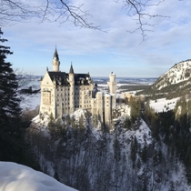 Neuschwanstein Castle in January Schwangau Germany