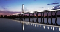 New Samuel de Champlain Bridge in Montral Canada Opening to circulation June  northbound and July st southbound 
