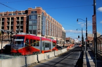 New streetcar in the midst of on-street safety tests Washington DC 