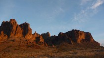 New Years Day in the Superstition Wilderness Arizona 