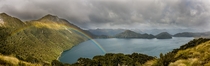 New Zealand Green Lake panorama photographed by Danilo Hegg 